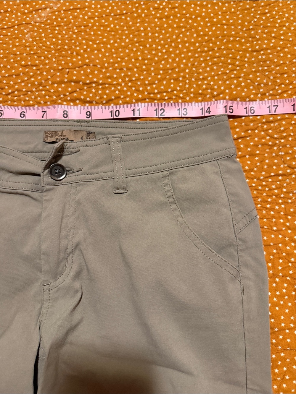 Prana Women's Light Gray Bermuda Shorts - Picture 4 of 8